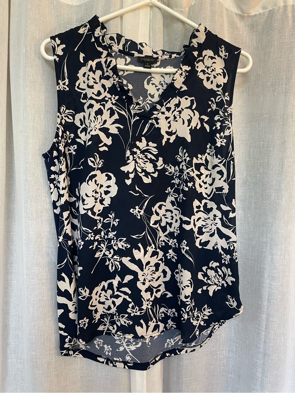 Ann Taylor Floral Blouse Tank